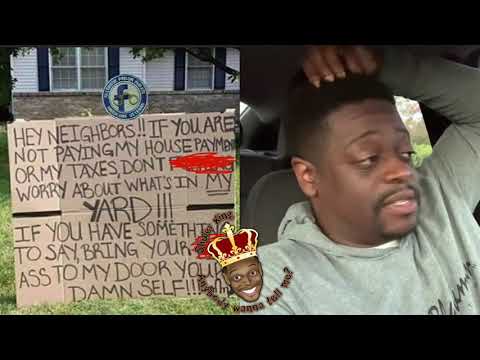 Shuler King - He Put This Sign Up For His Neighbors