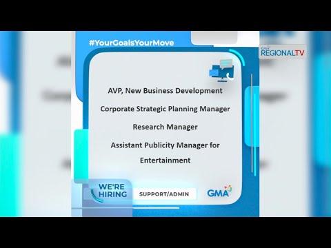 Balitang Bicolandia: Maniba-ibang job openings, alok kan GMA Network sa mga dekalibreng aplikante