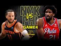 New York Knicks vs Philadelphia 76ers Game 4 Full Highlights | 2024 ECR1 | FreeDawkins