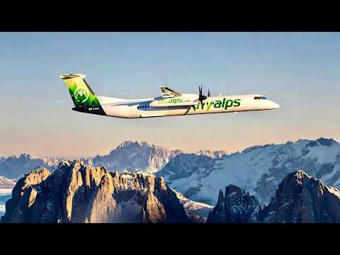 Flight over the Alps with Italy’s Boutique Airline SkyAlps | Jaw-Dropping Views in 4K