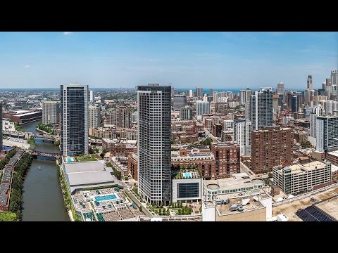 Tour a bright, spacious penthouse at the new Wolf Point West apartments