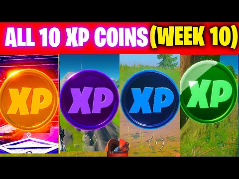 All XP COINS LOCATIONS IN FORTNITE SEASON 5 Chapter 2 (WEEK 10)