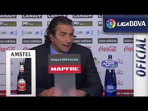 Press Conference Pizzi after Osasuna (1-1) Valencia - HD