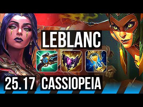 LEBLANC vs CASSIOPEIA (MID) | 11/2/12 | KR Master | 25.17