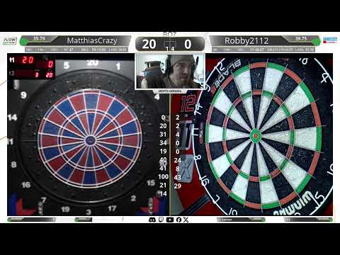 Amateur Darts Flowliga HF & Finale weiß BO5 26er Hexle - Robby2112 Sieger gg MatthiasCrazy