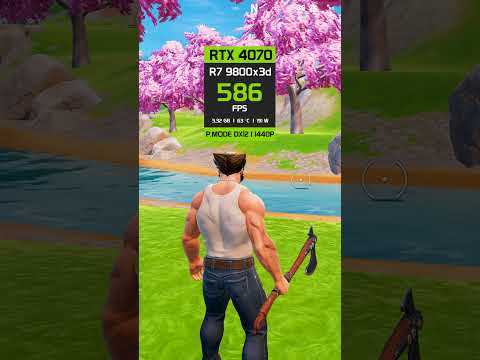 Fortnite vs RYZEN 7 9800X3D | 4K Graphics Comparison