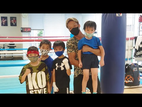 大橋ボクシングジム　キッズ小学生スパーリング！　目指せ未来の世界チャンピオン