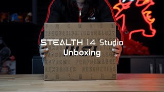 MSI Stealth 14 Studio A13x Unboxing