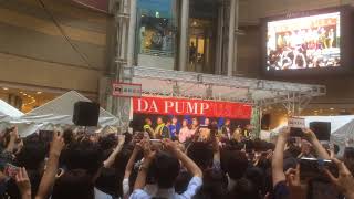 DA PUMP U.S.A. ミニライブ 難波パークス  大サビから退場シーン