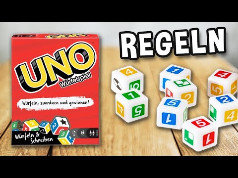 UNO WÜRFELSPIEL - Spielregeln TV (Spielanleitung Deutsch) - MATTEL GAMES Dice Würfel