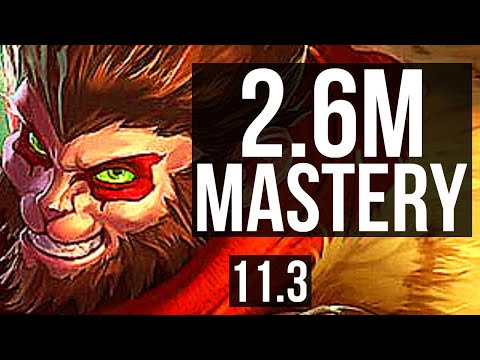WUKONG vs SEJUANI (JUNGLE) | 7/1/11, 2.6M mastery | NA Diamond | v11.3