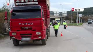 Jandarmadan Kış Lastiği Denetimi