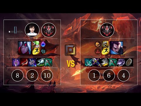 DWG Nuclear Varus vs Yasuo Bot - KR GrandMaster Patch 10.11