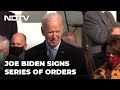 Joe Biden Signs Executive Orders To Reve
