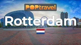Walking in ROTTERDAM / Netherlands 🇳🇱- City Tour - 4K 60fps (UHD)