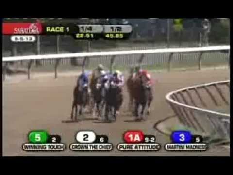 PURE ATTITUDE wins at Saratoga - August 5, 2013