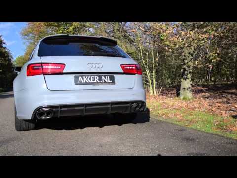 Audi RS6 Avant C7 with Akrapovic