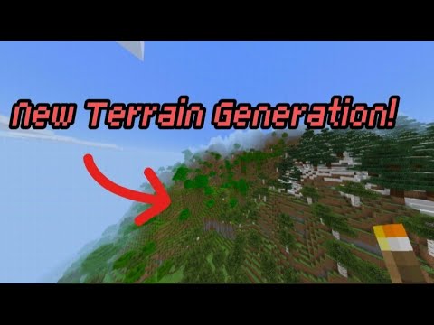 New 1.18 Cave and Terrain Generation - Minecraft