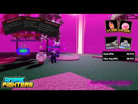 WOW! The New Valentine's Update Is Here In Anime Fighters Simulator!