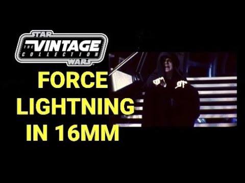 Emperor Palpatine Force Lightning in 16mm
