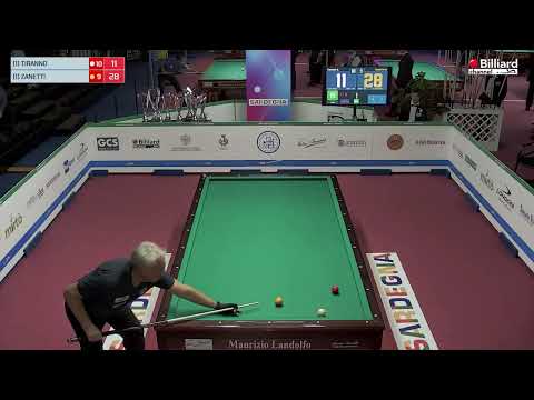 Zanetti Marco VS Tiranno Giuseppe - Campionati Italiani Carambola 2022/2023 - Calangianus