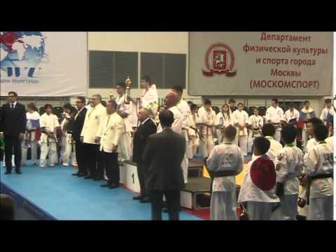 Edgar Ustyan award ceremony KWU Youth World Championship 2014