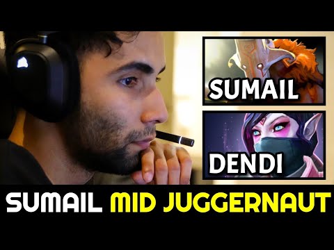 SUMAIL MID Juggernaut meets DENDI — 27min Fast Game Dota 2