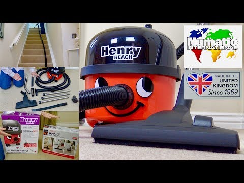 Numatic Henry Reach Vacuum Cleaner & Pro Kit Unboxing & First Look