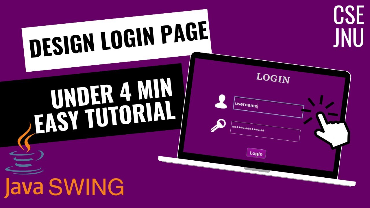 Login Form with Java Swing in Netbeans || Java Swing Tutorial