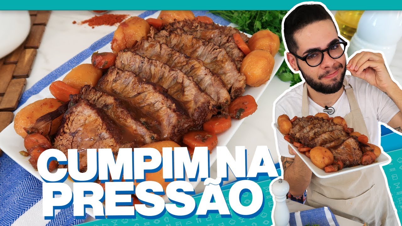 RECEITA DE CUPIM NA PANELA DE PRESSÃO COM BATATAS | TÃO MACIO QUE ATÉ DESMANCHA