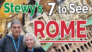 ITALY - Rome Stewy's 7 Must-See in a Day Walking Tour. Vatican, Pantheon, Trevi Fountain, Colosseum