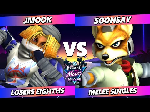LMM Miami 2024 TOP 8 - Jmook (Sheik) Vs. Soonsay (Fox) Smash Melee - SSBM