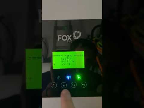 How to check and set CT settings on a Foxess inverter