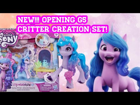 Unboxing Opening Review My Little Pony MLP G5 Movie New Generation Izzy Moonbow Critter Creation