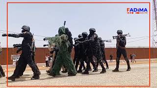 Défilé du BIAP lors de la sortie de la 11e promotion des GSP au Burkina Faso 
