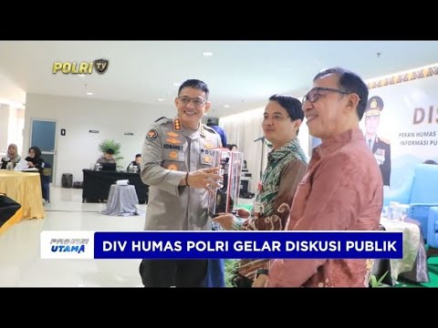 DISKUSI KETERBUKAAN INFORMASI PUBLIK DIV HUMAS POLRI DI POLDA KALSEL