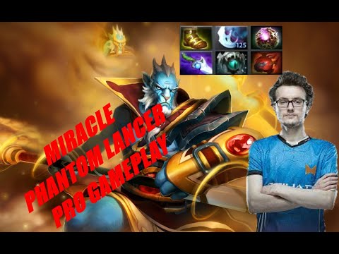 Nigma.Miracle- PHANTOM LANCER. PRO GAMEPLAY VS TECHIES. 7.30 DOTA 2