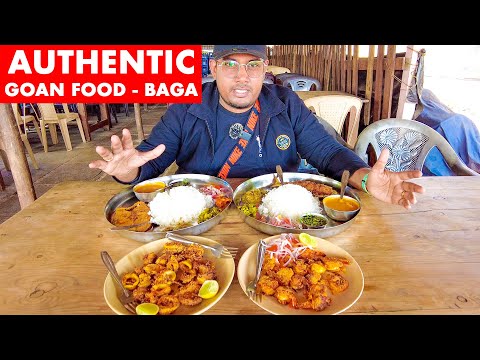 Goa's Famous Fish Thali & Seafood - From 150Rs | Baga | Home Made Goan Food | Goa Vlog |  GOA 2021