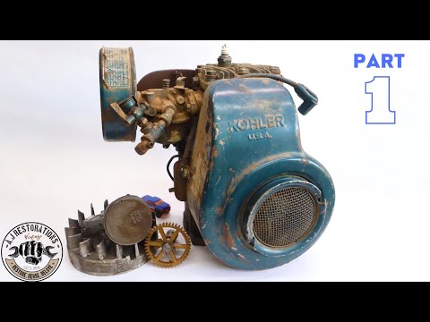 Vintage Kohler K91 engine restoration - Part 1 -