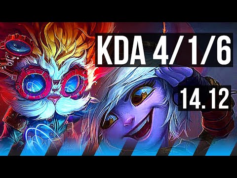 HEIMERDINGER vs TRISTANA (MID) | 4/1/6, 600+ games | EUW Master | 14.12
