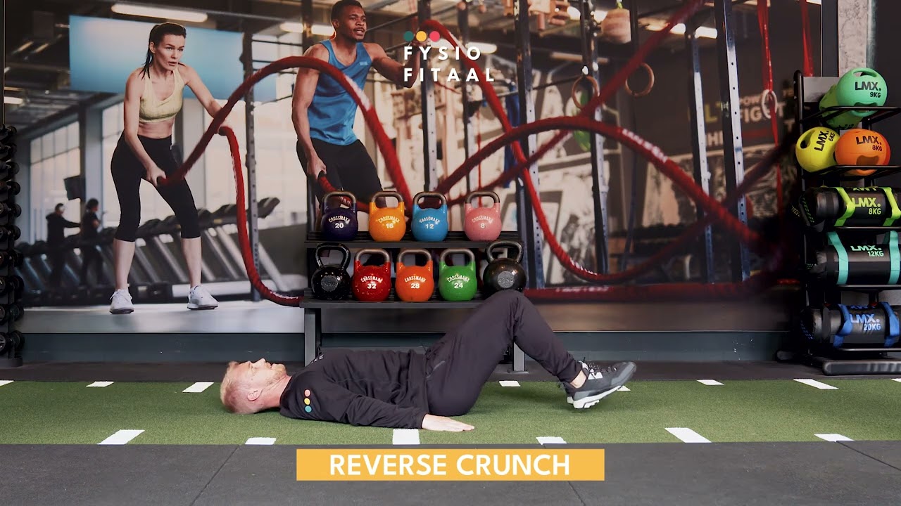 Video thumbnail: Reverse crunch — instructievideo