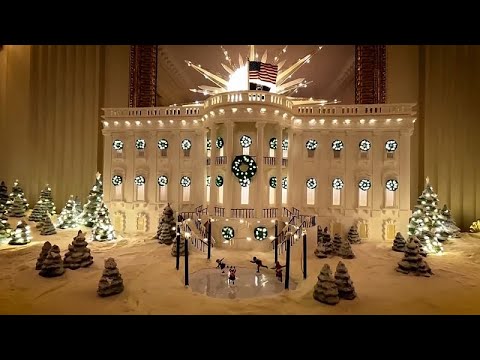 Visit the White House with its thousands of Christmas decorations