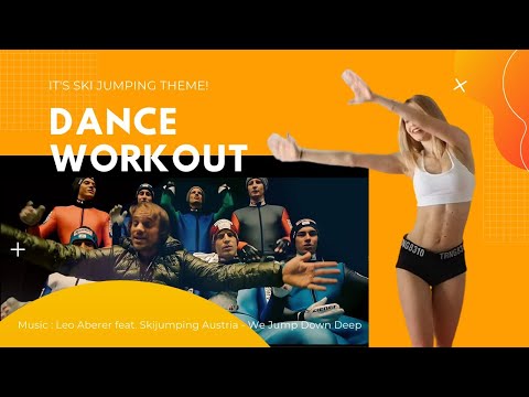 We jump down deep - Leo Aberer feat. Skijumping Austria - Ski jumping fan Dance workout 🤣