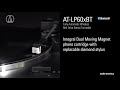 Audio Technica AT-LP60XBT Visiškai automatinis patefonas, Juodas