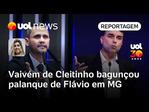 Vai-não-vai de Cleitinho bagunçou palanque de Flávio Bolsonaro em Minas | Letícia Casado