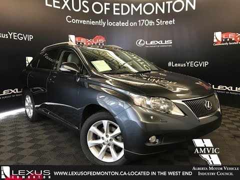 Used Gray 2011 Lexus RX 350 Touring Package Walkaround Review Edson Alberta