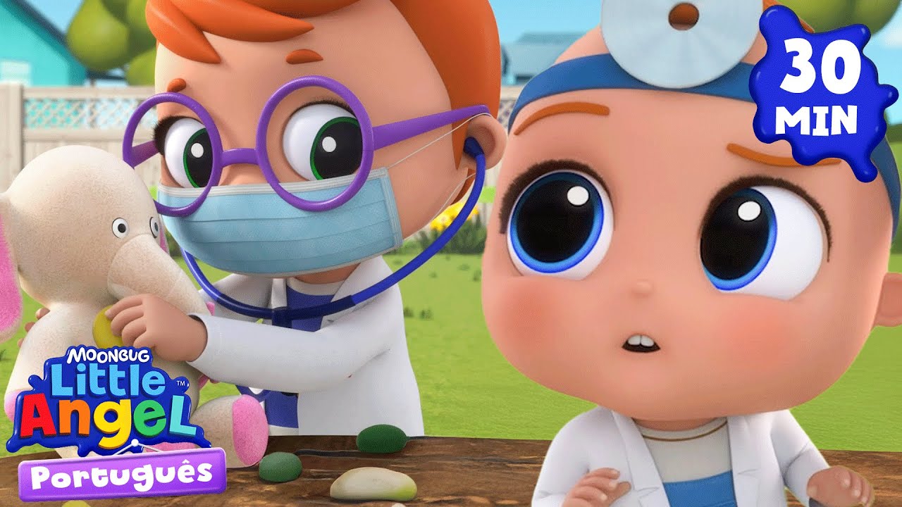 O médico resolve, Joãozinho 🤕 Little Angel Brasil | Músicas Infantis em Português