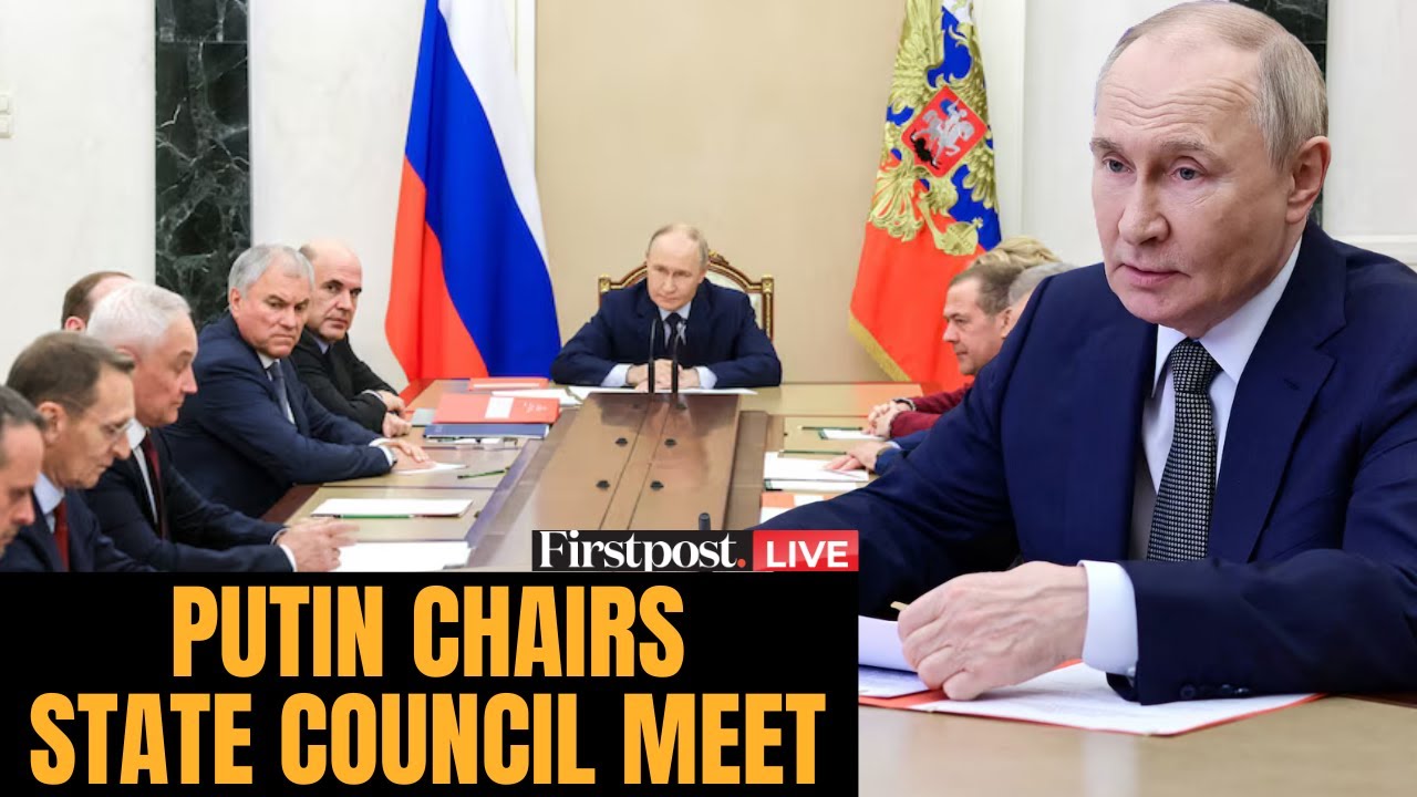 LIVE: Putin Chairs State Council Meet on Education & Workforce Training | Firstpost | N18G