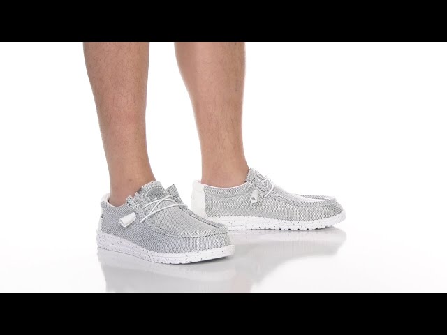 Vídeo relacionado con Hey Dude Wally Sox - Mocasines tricolores para Hombre, Azul Marino, 42 EU