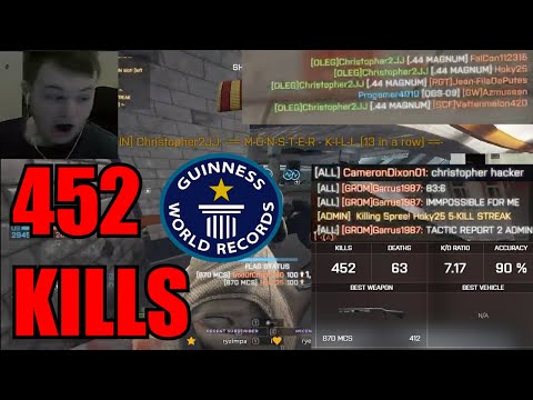 452 Kill World Record In BF4!